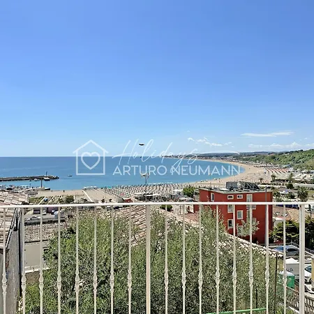 213 - Anna - Quadrilocale A Al Primo Piano Con Vista Mare Strepitosa!- White Club Omaggio Dal Lun Al Ven Fino Al 02-08 Διαμέρισμα Numana